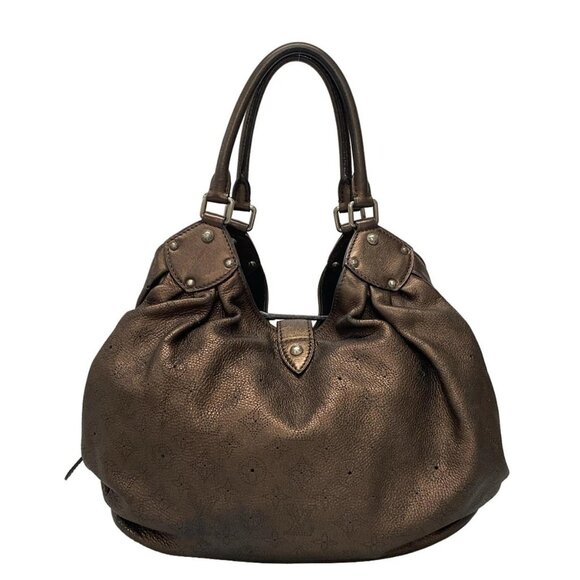 Auth LOUIS VUITTON L M95999 Acajou Mahina - RC2078 Handbag - Picture 2 of 16